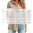 thumbnail image 2 of Admvng Women Waffle Knit Button Down Shirt Jacket, Lapel Pocket Long Sleeve Loose Casual Shacket, 2 of 8