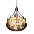 thumbnail image 5 of Meyda Tiffany 204448 4 Light 34" Wide Abstract Pendant - Copper, 5 of 5