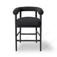thumbnail image 3 of Spara Black Boucle Counter Stool, 3 of 4