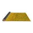 thumbnail image 2 of Ahgly Company Indoor Square Oriental Yellow Traditional Area Rugs, 5' Square, 2 of 4