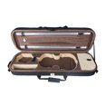 thumbnail image 3 of Estuche de violín, estuche de violín, estuche de violín para violín 1/2 violín, estuche de violín con higrómetro, impermeable, negro kusrkot Estuche de violín, 3 of 8