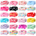 thumbnail image 2 of 24 Pack Spa Headband Bow Hairband Facial Makeup Women Face Wash Adjustable Skincare Headbands Flannel Towel Soft Head Wraps for Women Shower Washing Face(Stylish Pattern), 2 of 8