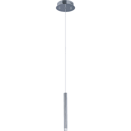 

Mini Pendants 1 Light With Polished Chrome Tones Finish LED Bulbs 6 inch 1 Watts