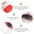 thumbnail image 3 of Car Ice Scraper Glove Warm Mitt Snow Shovel Removal Tool Winter Windshield Scraper Thickened Fleece Lined Ice Shovel Hand Warmer for Car Window Cleaning, 3 of 7