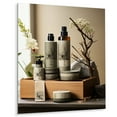 thumbnail image 2 of Designart "Toiletries Sumi Asian Painting II" Asian Metal Art Print, 2 of 5
