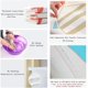 thumbnail image 4 of Morandi Abstract Door Curtain Peephole Proof Household Partition Curtain Hole Free Bedroom Half Curtain Kitchen Doorway Curtain Customization W33.5" X, 4 of 4