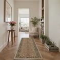 thumbnail image 5 of KUETH 8x10 Area Rugs for Living Room Non Slip Low Pile Lightweight Print Pattern, Machine Washable Indoor Rug for Bedroom Home Decor, Leopard Floral, Dusty Camel, 5 of 6