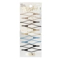 thumbnail image 3 of (5 pack) Tayshia by Scunci Diamond-Shaped Open-Center Bobby Pins, Assorted Colors, 10 Ct, 3 of 8