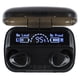 thumbnail image 5 of Auriculares Bluetooth Lámpara de respiración Pantalla LED HD Control táctil Auriculares inalámbricos para hablar Negro, 5 of 14