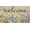 Flower 1, variant on Spring Floral Decor Welcome Door Mat, Hello Summer Flower Home Decoration Non-Slip Indoor Outdoor Front Doormats Rug 17 x 30 Inch