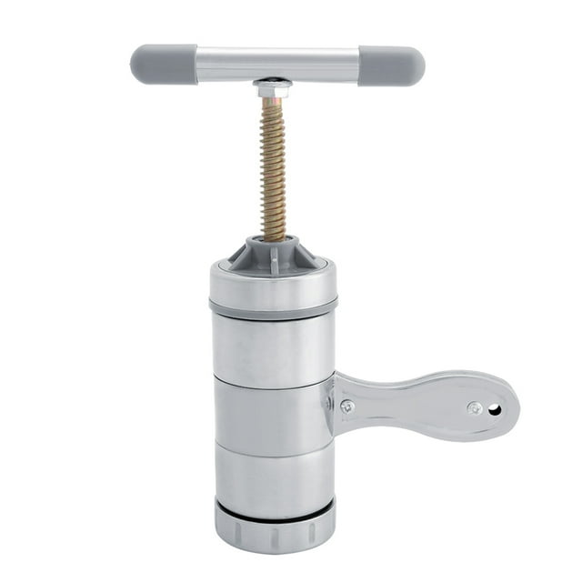 Machine Household Manual Stainless Steel Pasta Maker Noddles Presser Making Machine with 5 Molds