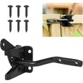 thumbnail image 1 of Black Automatic Door Lock with 6 Screws for Patio/Garden/Door, 1 of 5