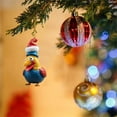 AKUMRi Christmas Hat Chick Ornament Cute Cartoon Christmas Chicken Car
