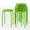 Green, variant on VECELO 6-Piece Stacking Steel Stools, Portable Stackable Stools with Padded Seat & Metal Frame for Home School, Green