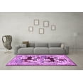 thumbnail image 3 of Ahgly Company Indoor Rectangle Persian Purple Traditional Area Rugs, 5' x 7', 3 of 4