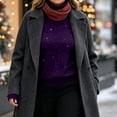 thumbnail image 4 of MexChoioe Women's Sweaters Turtleneck Sparkly Glitter Long Sleeve Casual Pullover for Women, 4 of 4