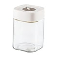 thumbnail image 4 of Frasco hermético para alimentos, frasco de vidrio con tapa, recipiente apilable para almacenar té. Blanco 1000ml, 4 of 9