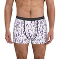 thumbnail image 1 of Balery Lavender Flowers Calzoncillos bóxer para hombre, ropa interior de algodón suave y transpirable con cinturilla de nailon-Medium, 1 of 5