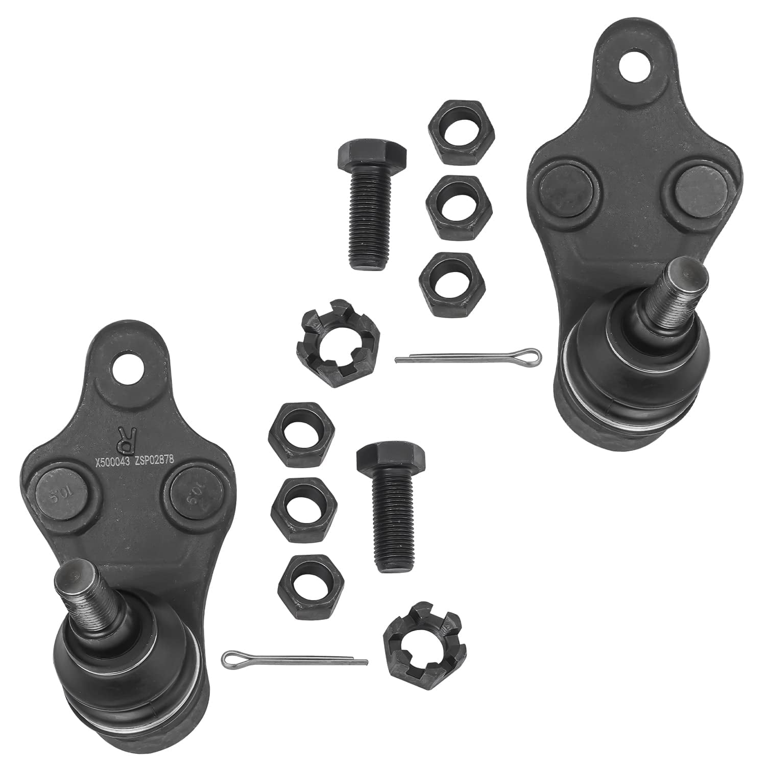 Detroit Axle - Front 6pc Control Arms Kit for Toyota Camry Avalon Lexus ES300h ES350, 2 Lower Control Arms 2 Sway Bars 2 Lower Ball Joints Suspension Kit Fits select: 2014 TOYOTA CAMRY SE/XLE
