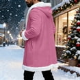 thumbnail image 6 of shqvo Christmas Cardigan Santa Jacket Coat for Men Hoodies Claus Adult Suit Outfit Party Sherpa Lined Long Fleece, 6 of 9