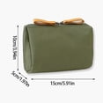 thumbnail image 5 of Large Capacity Small Makeup Pouches Portable Cosmetic Organizers for Daily Use Waterproof Nylon Travel Storage, 5 of 12