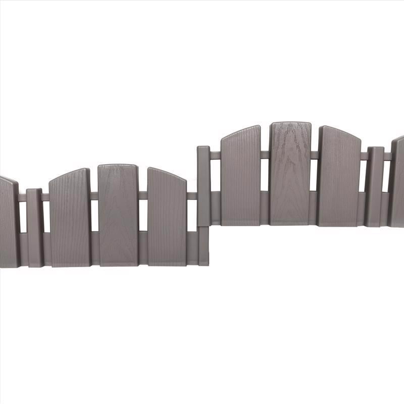 Easyflex 7030443 10 ft. x 4.5 in. Plastic Gray Landscape Edging Kit