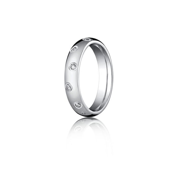 Benchmark� 4mm Round Diamonds Eternity Wedding Band Ring