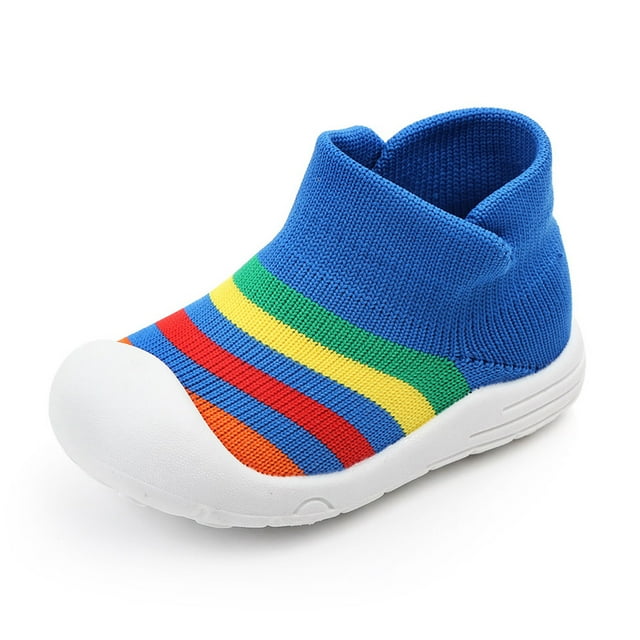 LSLJS Tout-Petits Nourrissons Bébés Filles Garçons Chaussures de Sport en Maille Colorée à Semelle Souple Espadrilles, Chaussures de Sport pour Bébé Espadrilles