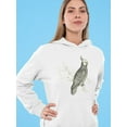 thumbnail image 2 of Cockatoo Beautiful Drawing Hoodie Women -Image by Shutterstock, Female Small, 2 of 4