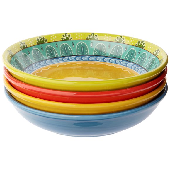Cuenco Para Sopa/Pasta Valencia Certificado Internacional (Juego De 4) 9.25"" Multicolor