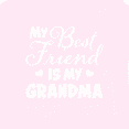 thumbnail image 4 of Inktastic My Best Friend is My Grandma with Hearts Boys or Girls Baby T-Shirt, 4 of 5