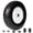 1pcs Black, variant on Leumius 4.80/4.00-8 Flat-Free Solid Wheelbarrow Tire and Wheel, 16" Solid Tire with 5/8" & 3/4" Bearings, 3" Hub for Hand Truck Garden Cart Trailer Trolley Wagon