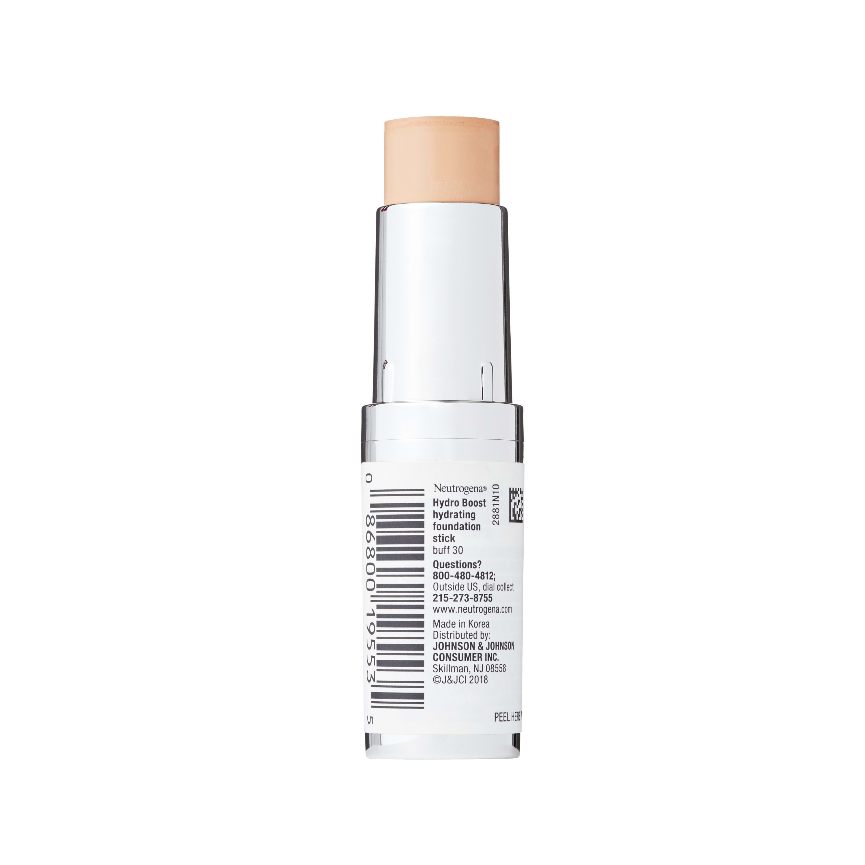 Neutrogena Hydro Boost Hydrating Foundation Stick, Buff, 0.29 oz