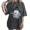 Black2, variant on Black Washed Cat Face Meme S-2XL Print Tshirt Graphic Tees Shirts Weird Cat surprise Fashion Tops