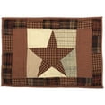 thumbnail image 3 of VHC Brands Abilene Country Red Independence Day Patchwork Star Quilted Placemat Set of 6 12x18, 3 of 3