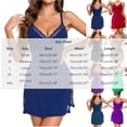 thumbnail image 3 of Stamzod Nightgowns for Women V Neck Lace Chemise Sleeveless Lingerie Sleep Dress Spaghetti Strap Night Gown XXL, 3 of 8