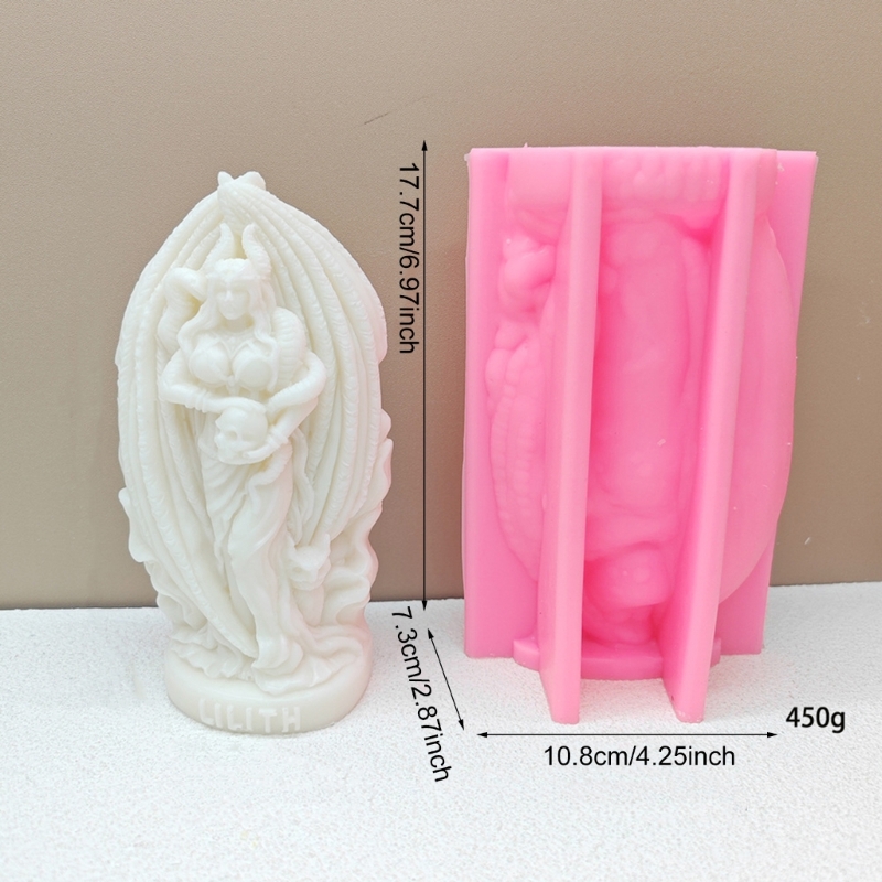 Goddess Shape Silicone Candle Molds Candle Making Supplies Silicone Texture