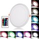 thumbnail image 1 of Panel De Luz Led Rgb De Doble Color Oculto Redondo Ultradelgado De 12 + 6W Lámpara Blanca Fría Luz Descendente Ac 100-265V Methold HA026219-02, 1 of 6