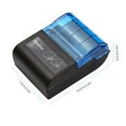 Bisofice Portable Mini Bluetooth Thermal Receipt Printer Compatible with iOS Android Windows for Restaurant Sales Retail