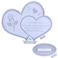 thumbnail image 1 of 1 juego de moldes de silicona con forma de corazón para San Valentín, moldes de silicona epoxi para fundición, moldes de corazón para bricolaje., 1 of 7