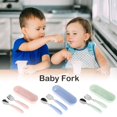 thumbnail image 1 of Stainless Steel Baby Tableware Set Portable Baby Spoon and Fork Set with Storage Box  Cute Baby Cutlery Set Self-Feeding Learning Dishwasher Safe Baby Equipment for Child Toddler, 1 of 8