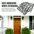 thumbnail image 4 of 8 Sheets Self-Adhesive Vinyl Letters Numbers Kit, Mailbox Numbers Sticker for Mailbox,Signs,Window,Cars,Address Number, 4 of 5