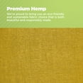 thumbnail image 6 of Hemp Fabric 20x26" Standard Pillowcase - Soft Washable Hypoallergenic Pillow Cover, Yellow, 6 of 7