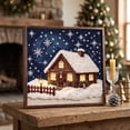 thumbnail image 2 of Qocolcyl Christmas Pearl Bead Art DIY Set for Beginners,Holiday Craft Kit with Printed Canvas, Plastic Beads & Complete Tools, Festive Angel Santa Tree House Designs, Family DIY Wall Art Holiday Gift, 2 of 8