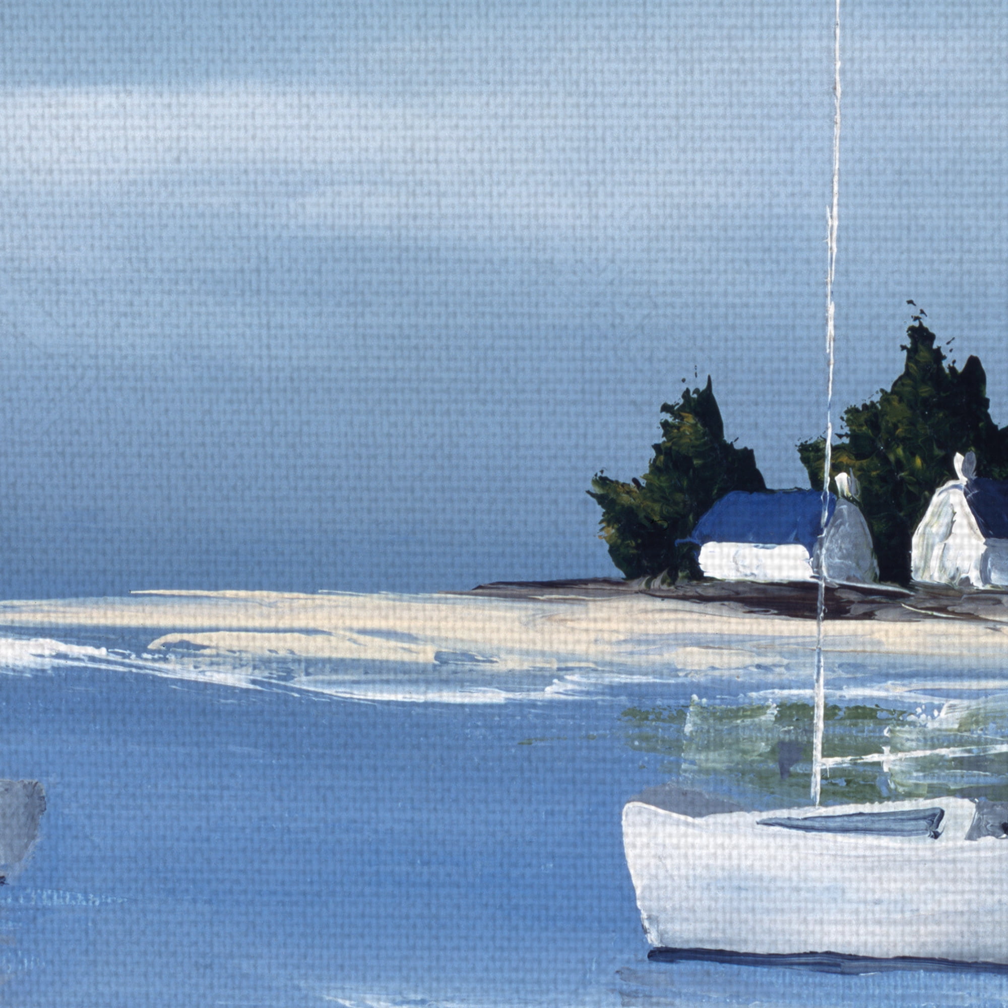Masterpiece Art Gallery Blue Ocean Sail By Frederic Flanet Canvas Art Print 22" x 28"