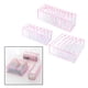 thumbnail image 3 of Organizador de cajones con divisor para armario, caja de almacenamiento para ropa interior, corbata, hogar, viajes, para mujeres y hombres 3 piezas rosa, 3 of 7