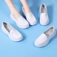 thumbnail image 5 of Womens Nurse Shoes Casual Fashion Non-Slip Healthcare Work Shoes Lightweight Breathable Women's Loafer Shoes Light Purple 5 [EU-35], 5 of 9