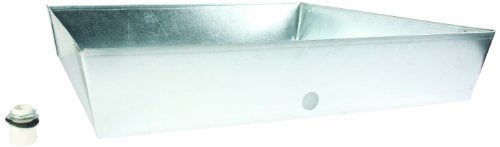 Photo 1 of Camco 20932 Water Heater Drain Pan, 30-Inch x 30-Inch x 6-Inch