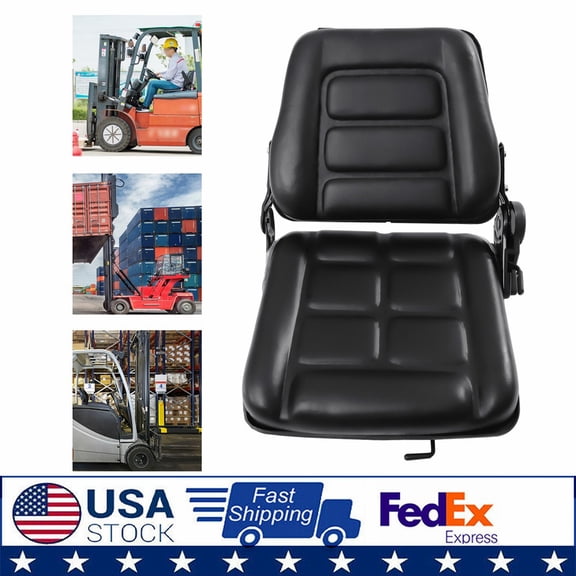 NEW FOLDABLE UNIVERSAL FORKLIFT SEAT RETRACTABLE W/  USA