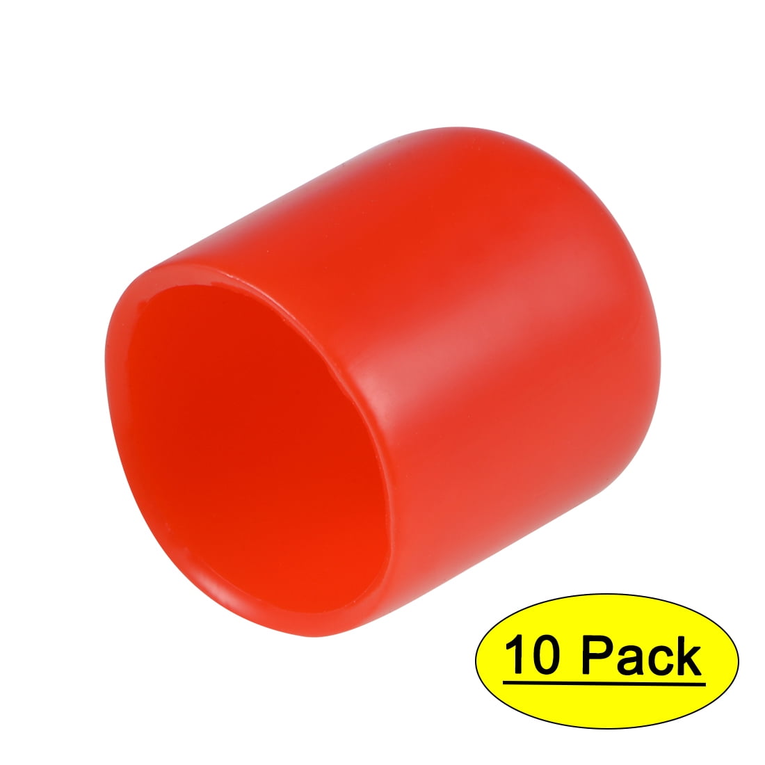 100 Push-On High Temperature Pliable Vinyl Caps End Caps 3/16" Plastic tips 